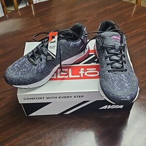 Avia Avi-Versa Gelfom A5569WVXP Women's 9.5 medium Iron Grey/Black NIB